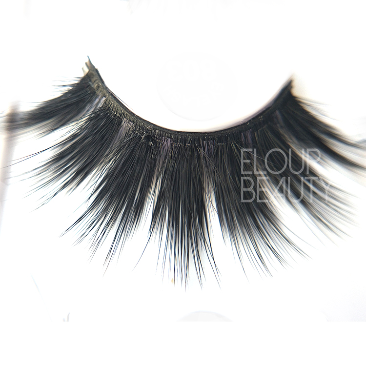 Beauty 3D faux mink volume lashes China factory wholesale ED76